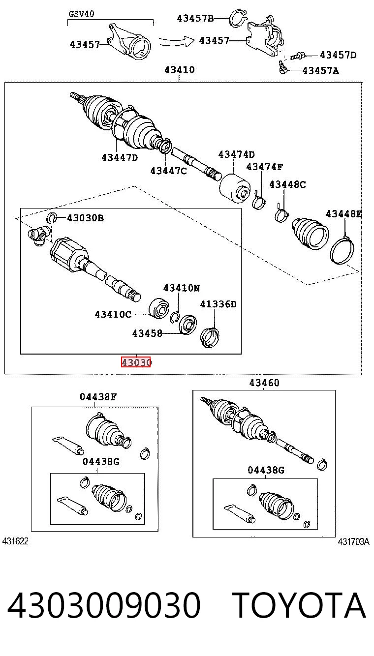 Do koszyka Przegub homokinetyczny wewnętrzny trójramienny Ford Transit V V184/5