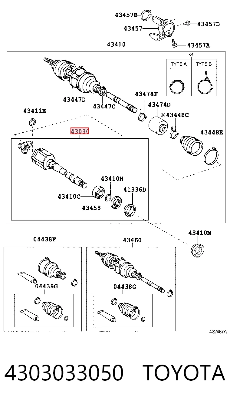 4303033050 Toyota
