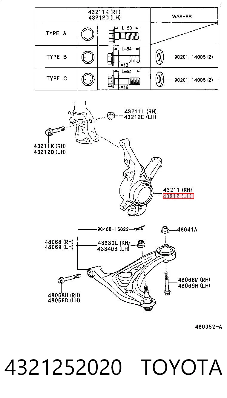 4321252020 Toyota