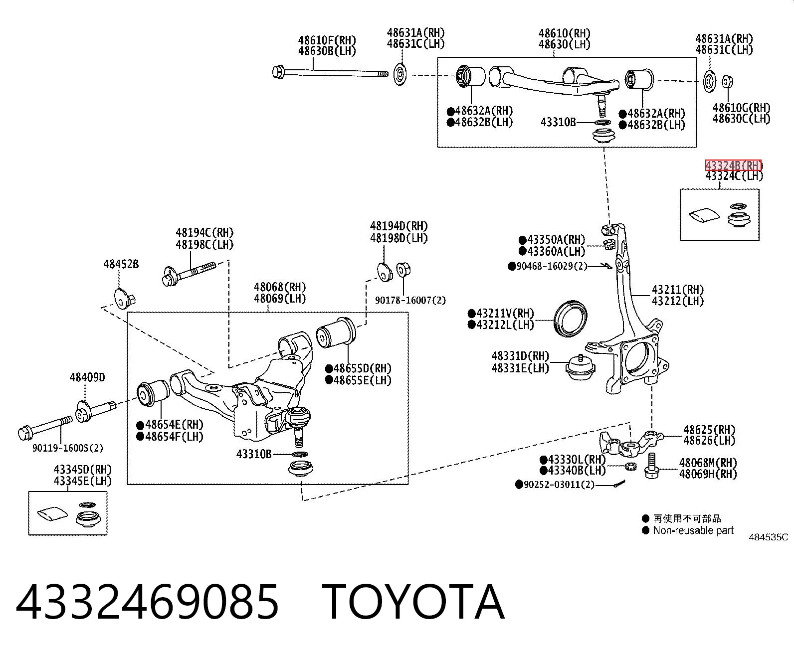 4332469085 Toyota