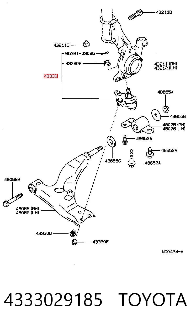 4333029185 Toyota