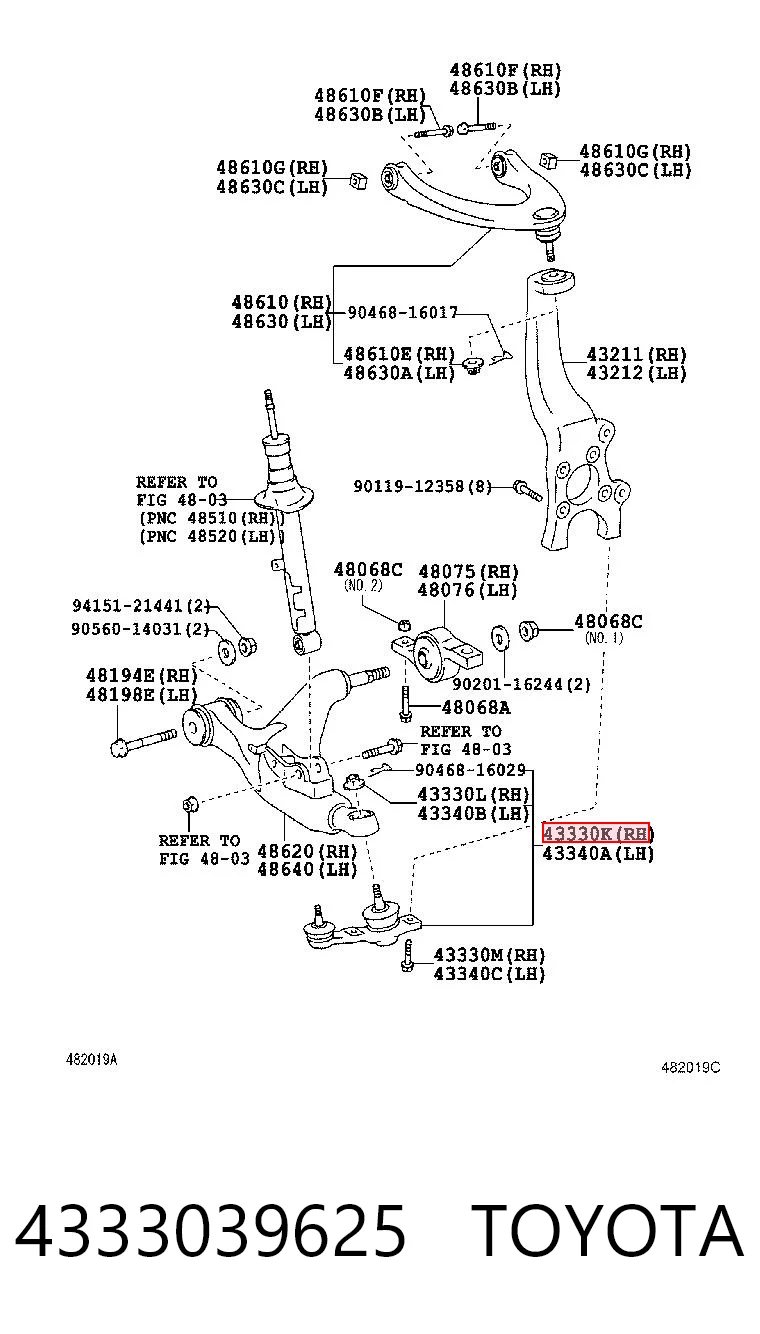 4333039625 Toyota
