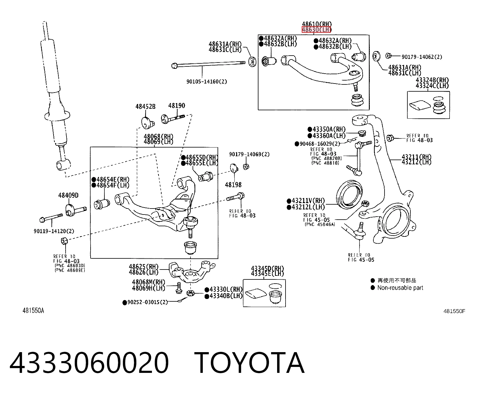4333060020 Toyota