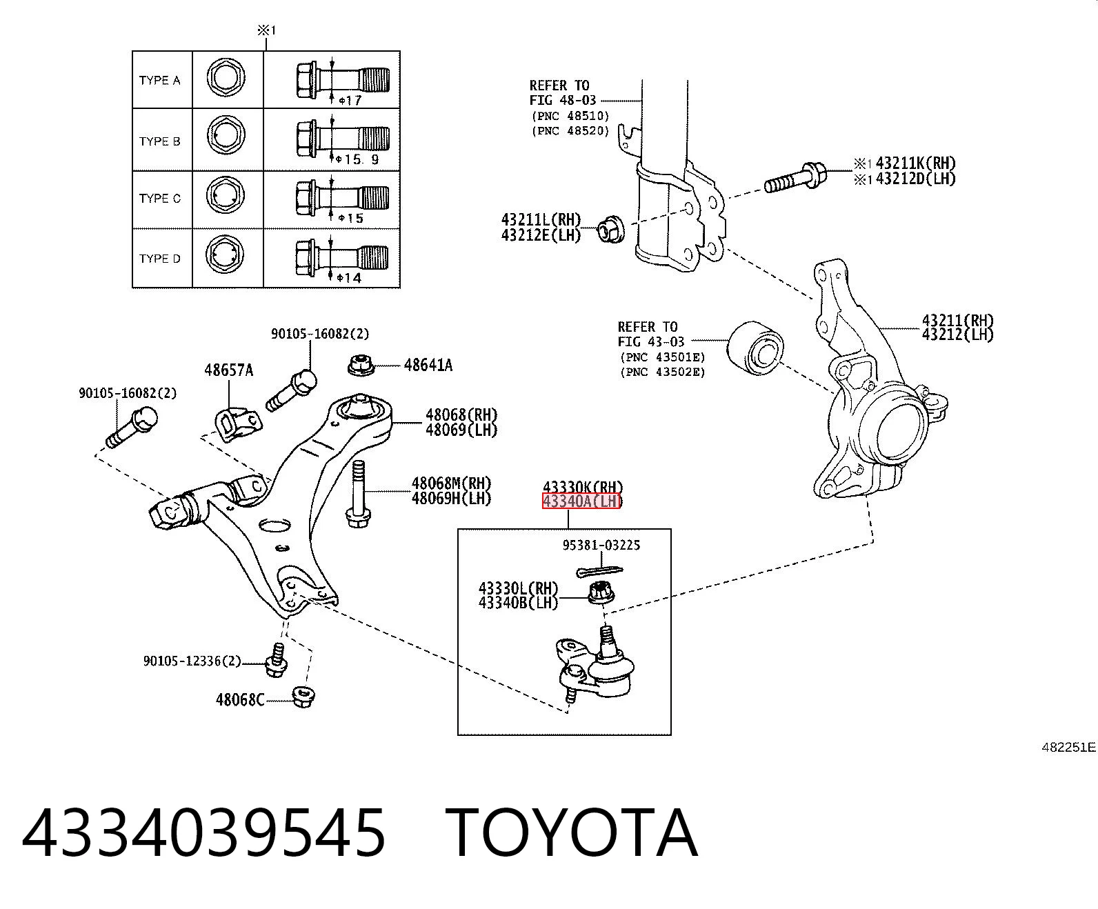 4334039545 Toyota