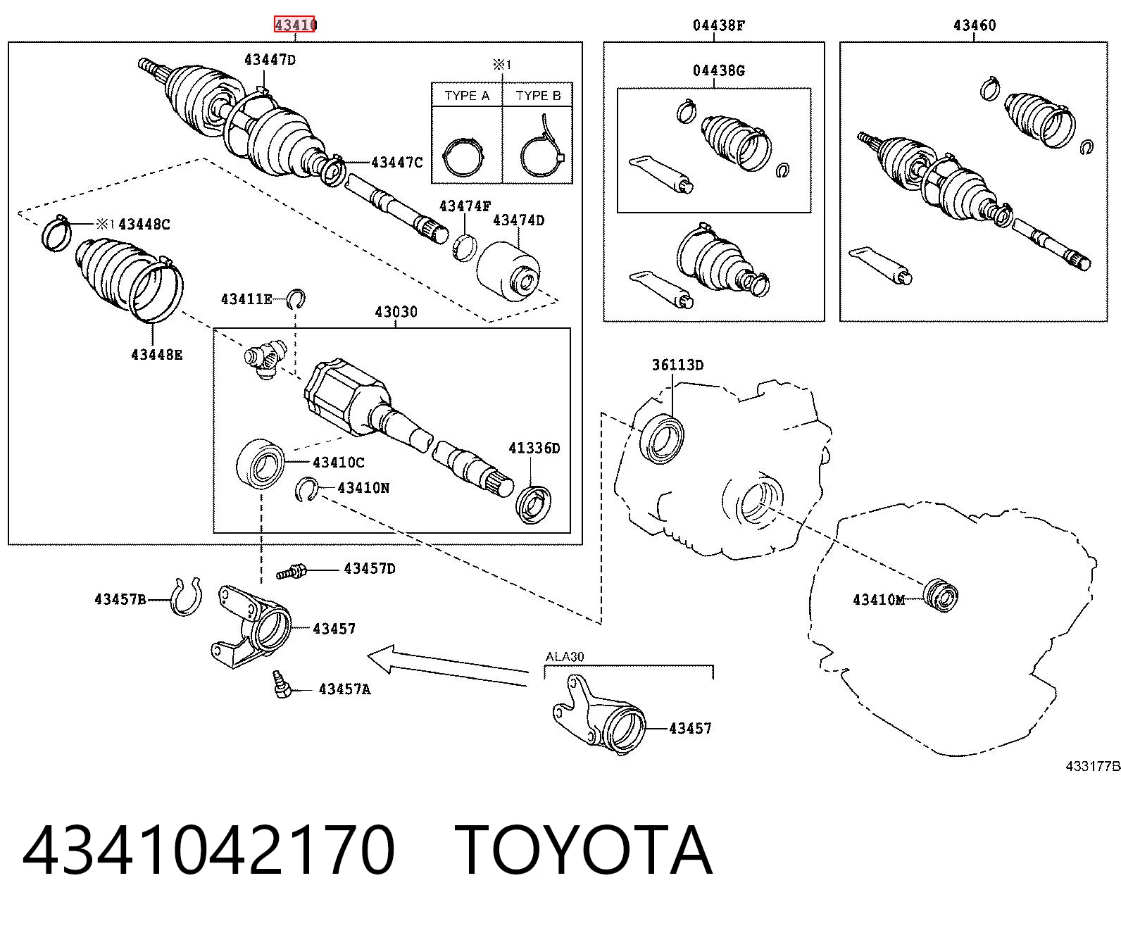 4341042170 Toyota