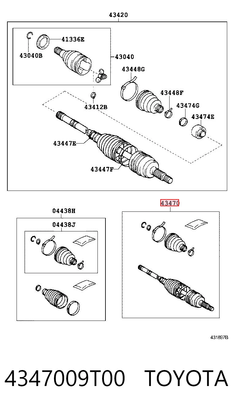 4347009T00 Toyota