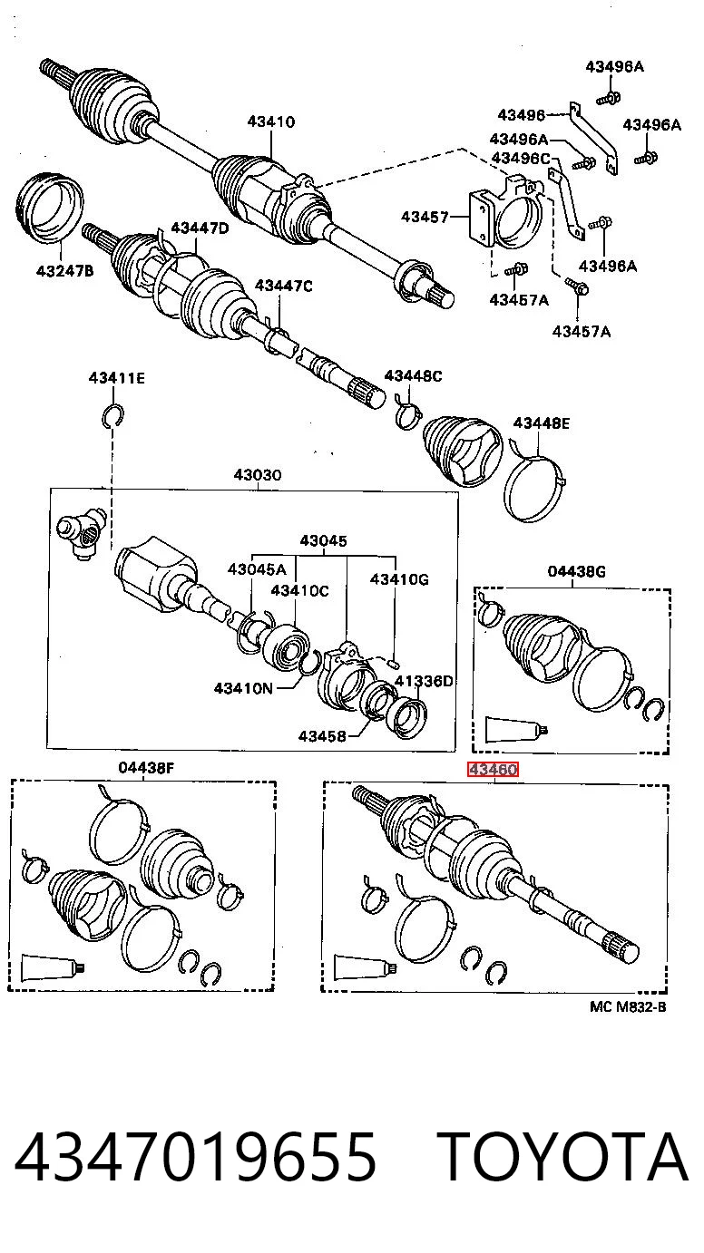 4347019655 Toyota