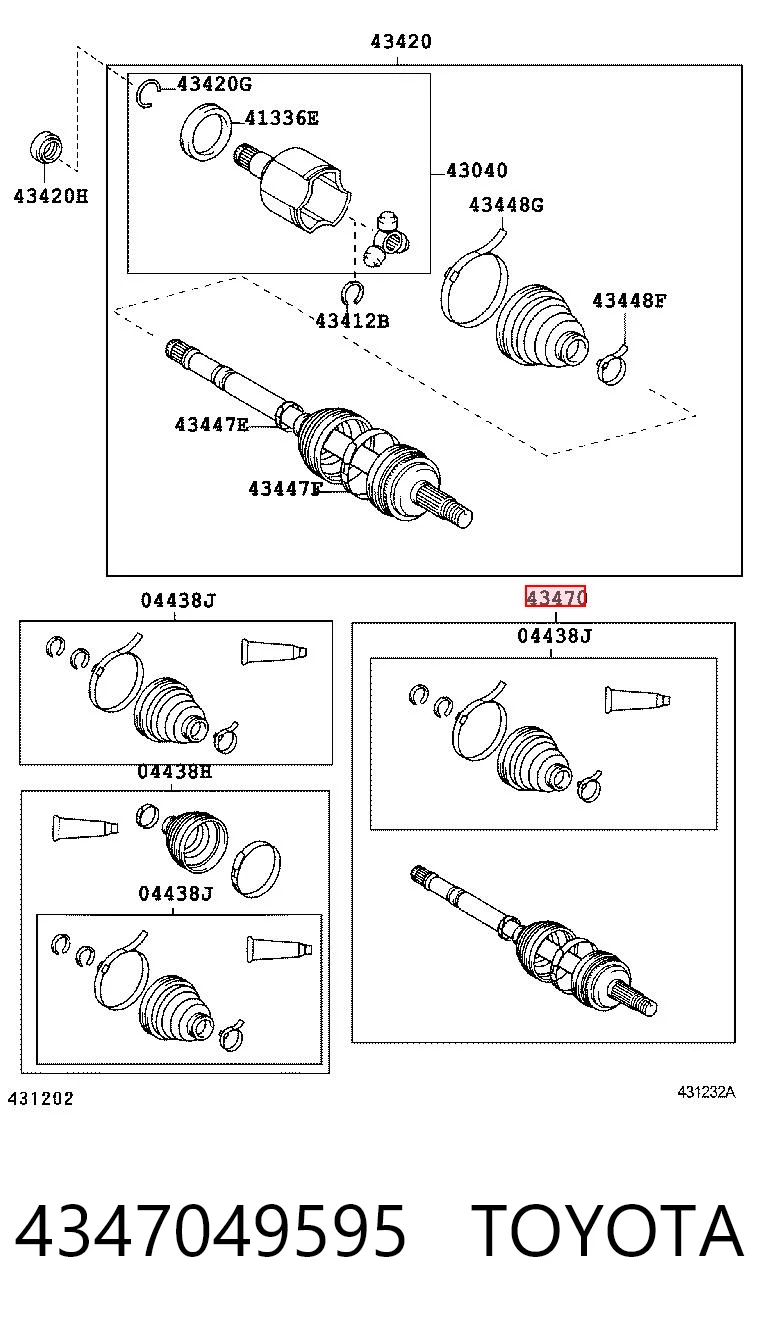 4347049595 Toyota
