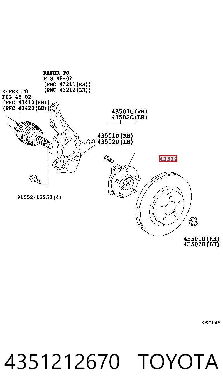 4351212670 Toyota