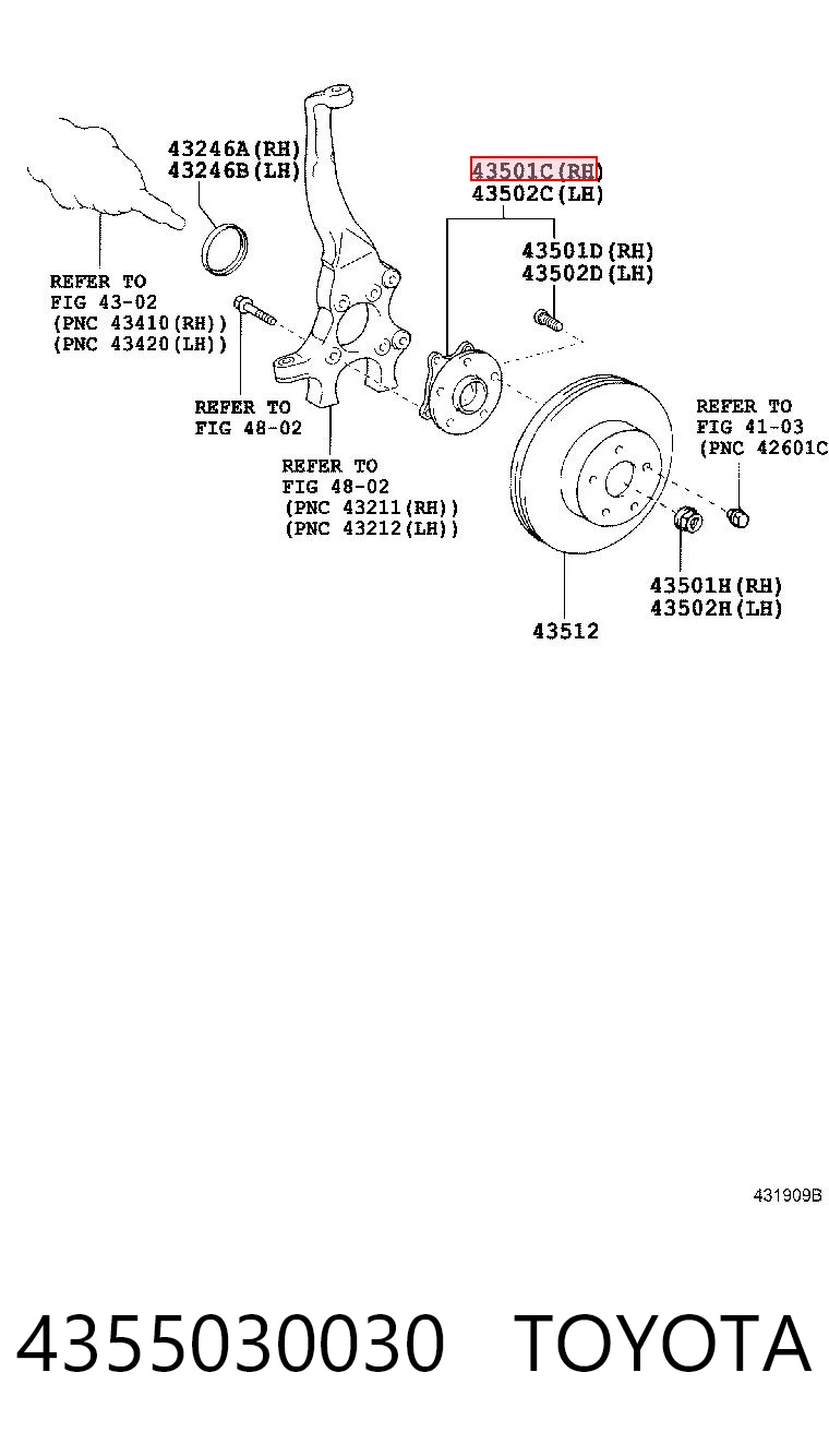 4355030030 Toyota