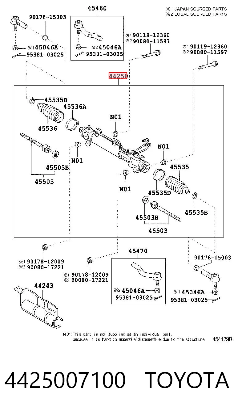 4425007100 Toyota