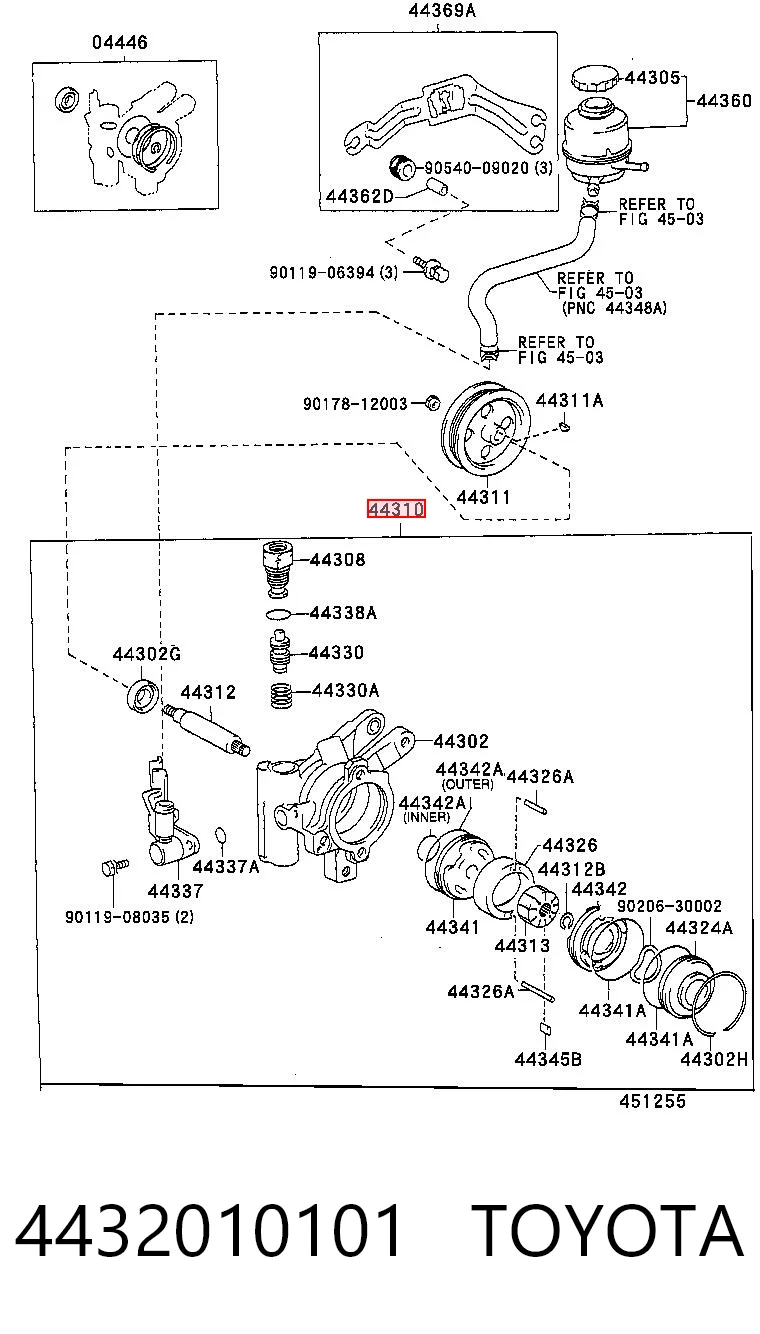 4432010101 Toyota
