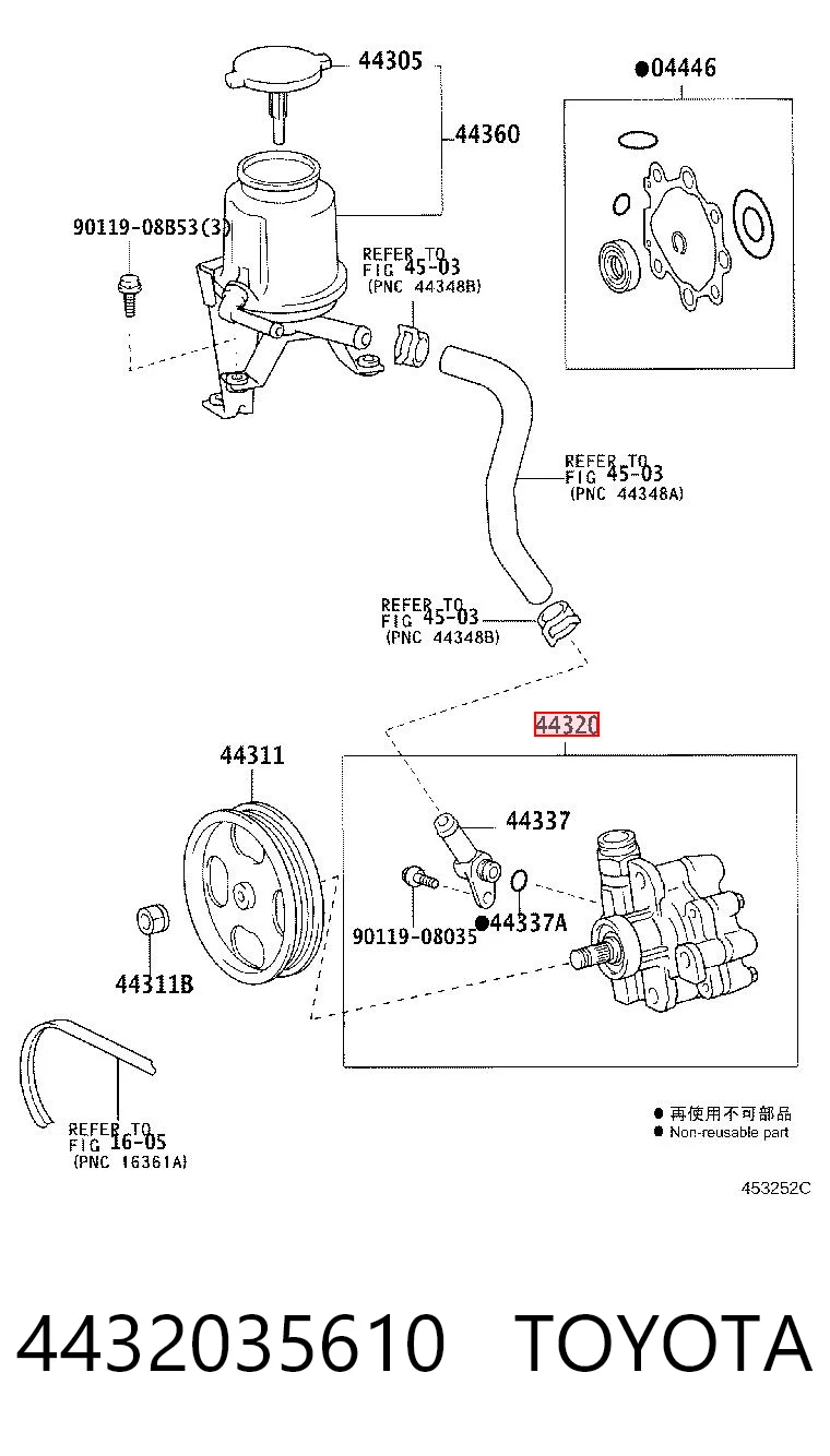 4432035610 Toyota