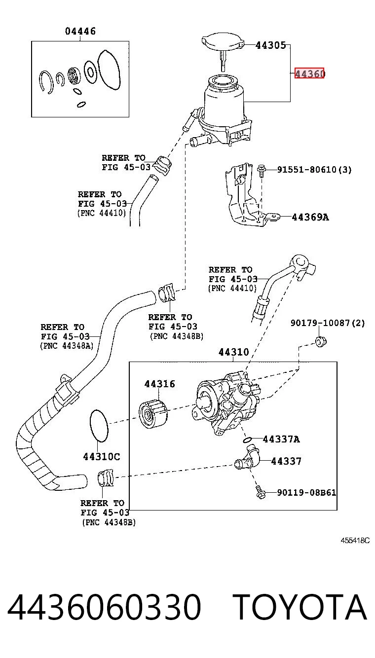 Zbiornik płynu wspomagania do Toyota Land Cruiser PRADO J150