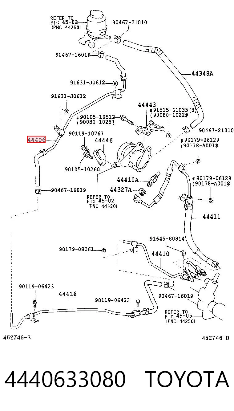 4440633080 Toyota