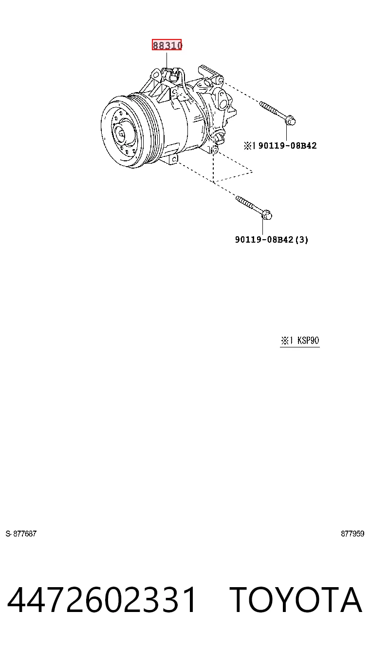 Sprężarka klimatyzacji VAG 883100D330 cena, od 267,30 USD