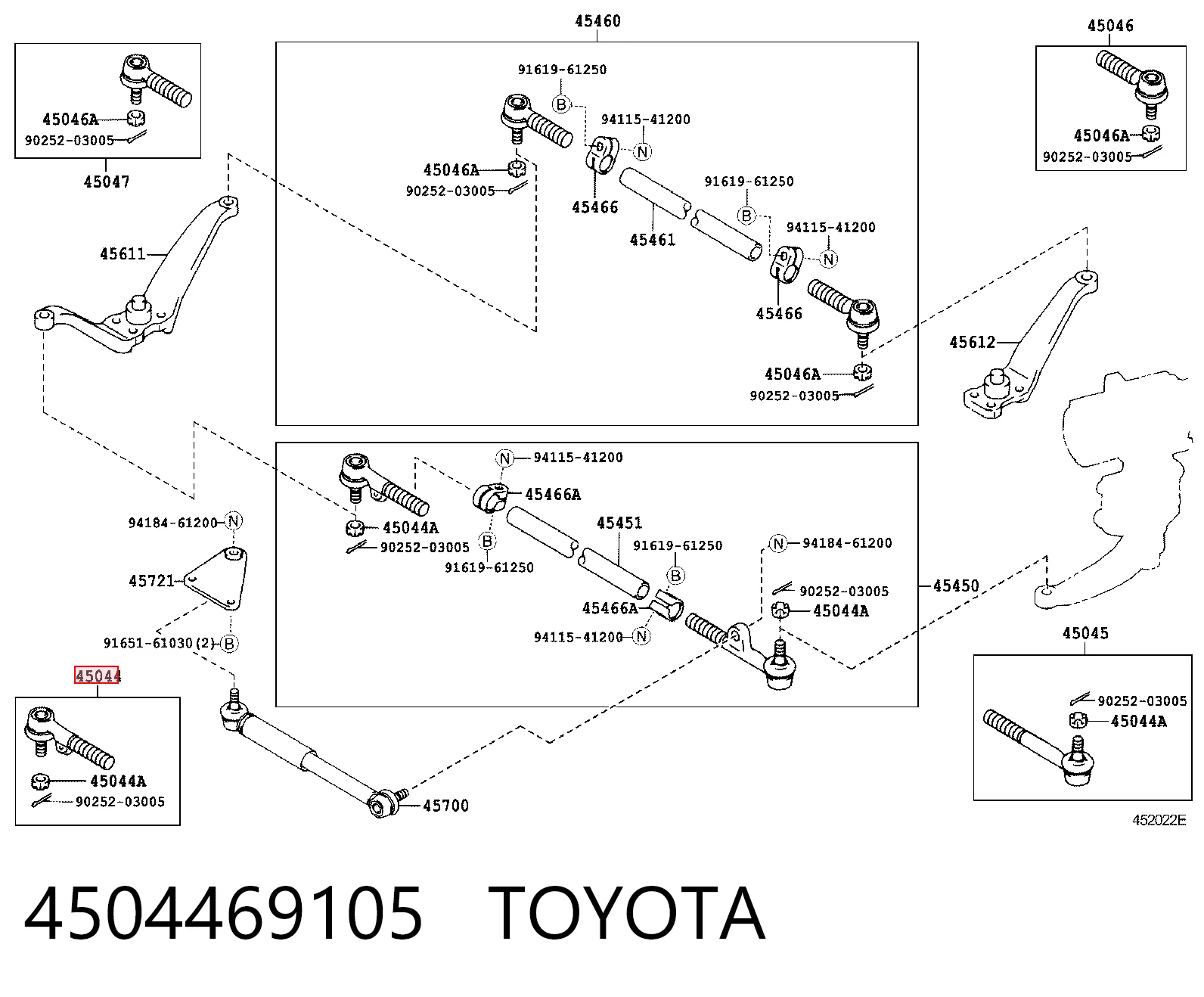 4504469105 Toyota