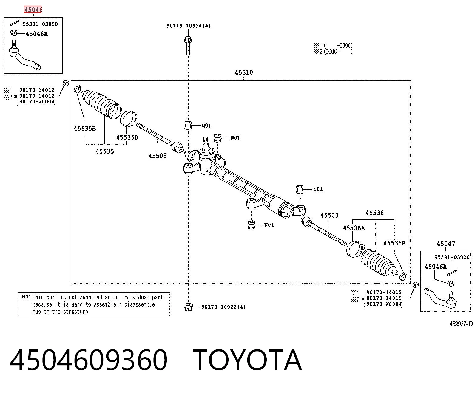 4504609360 Toyota