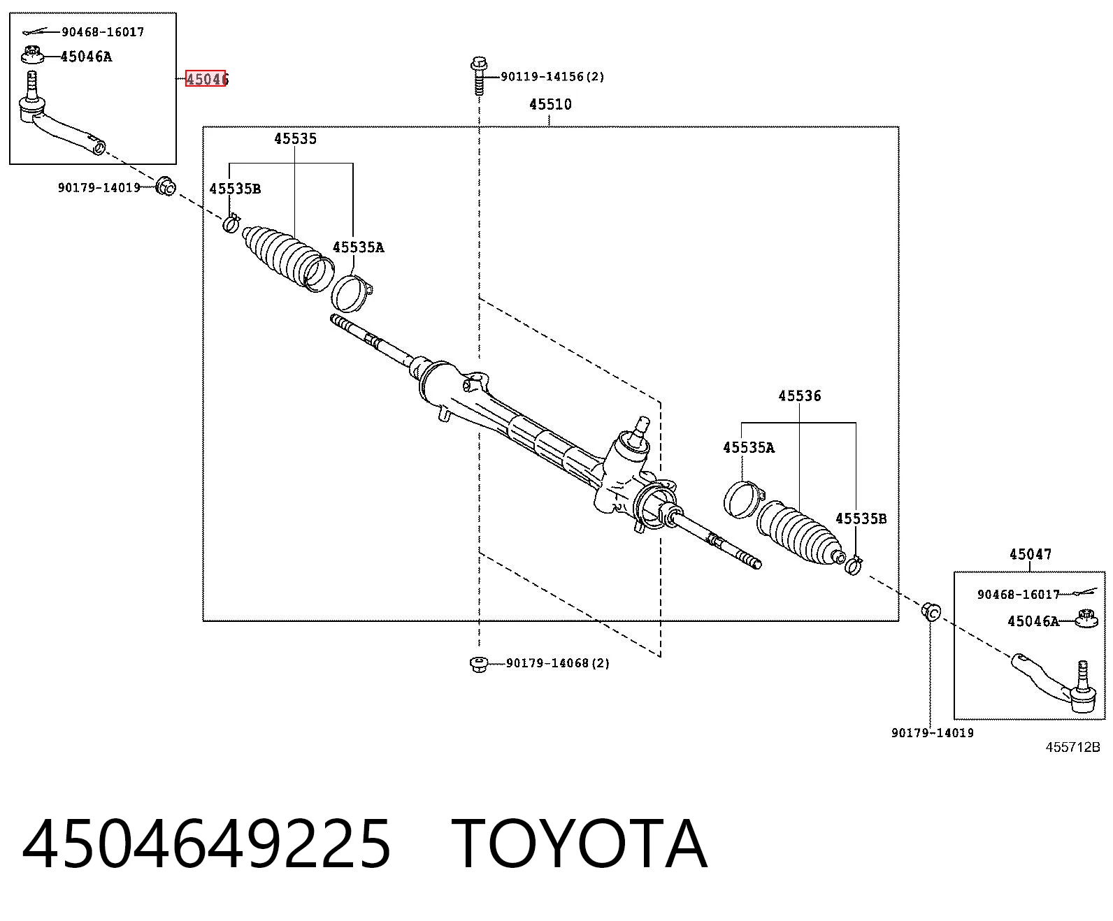 4504649225 Toyota