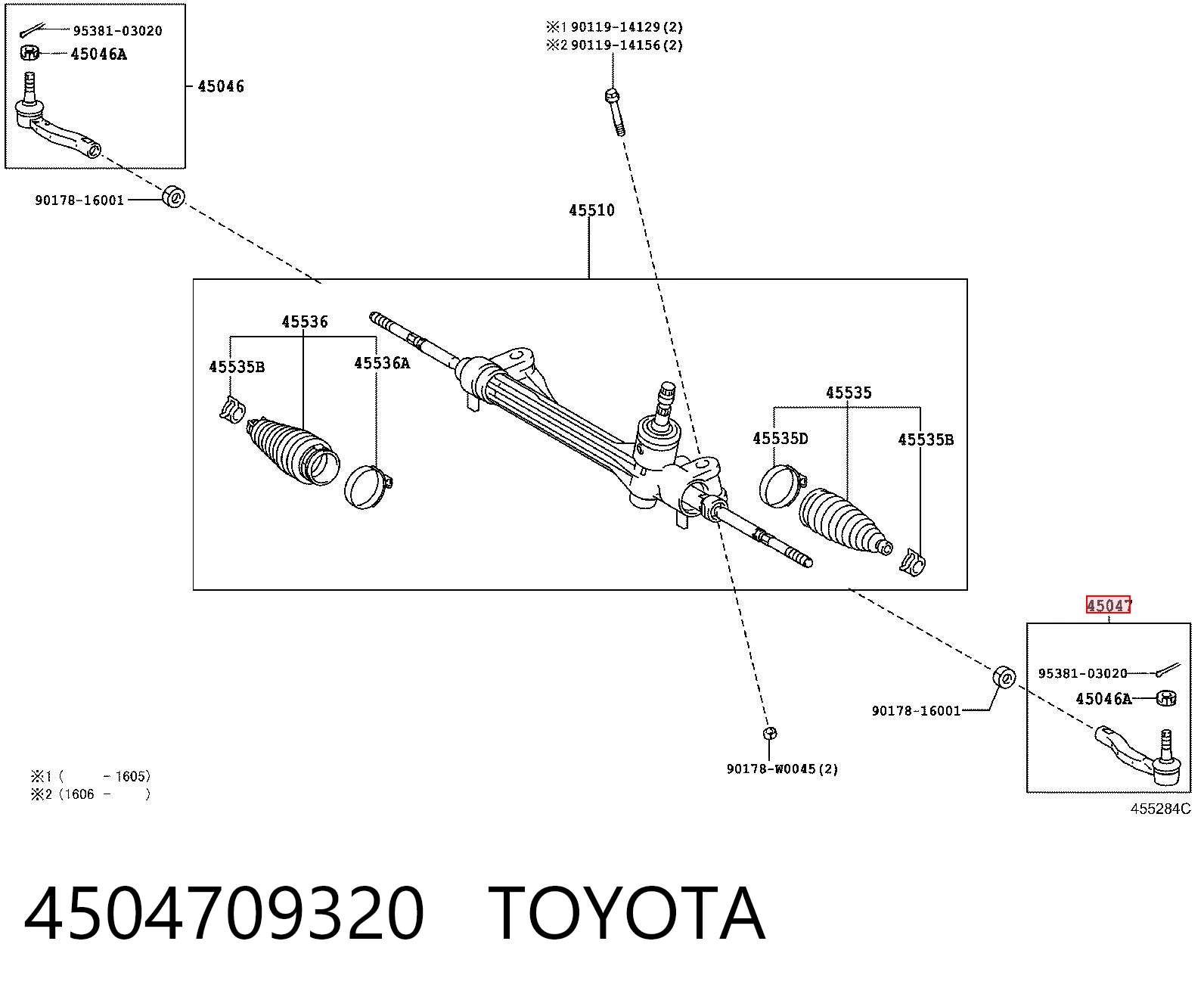 4504709320 Toyota