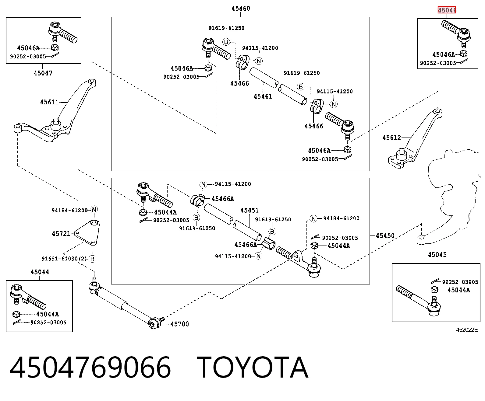 4504769066 Toyota