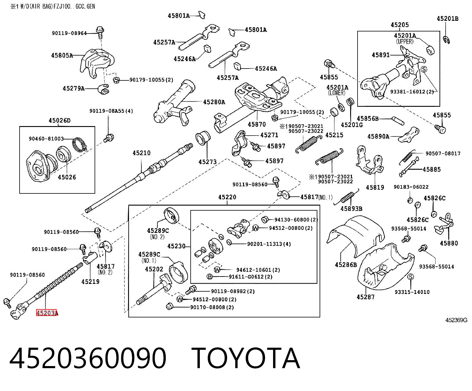 4520360090 Toyota