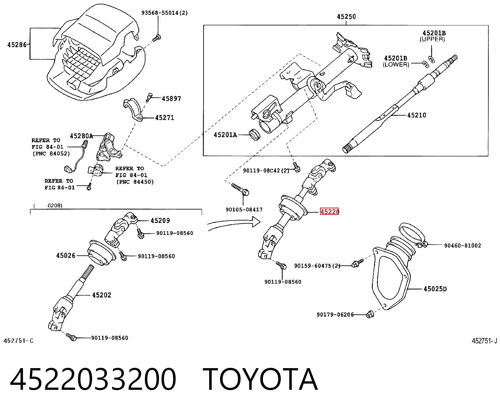4522033200 Toyota