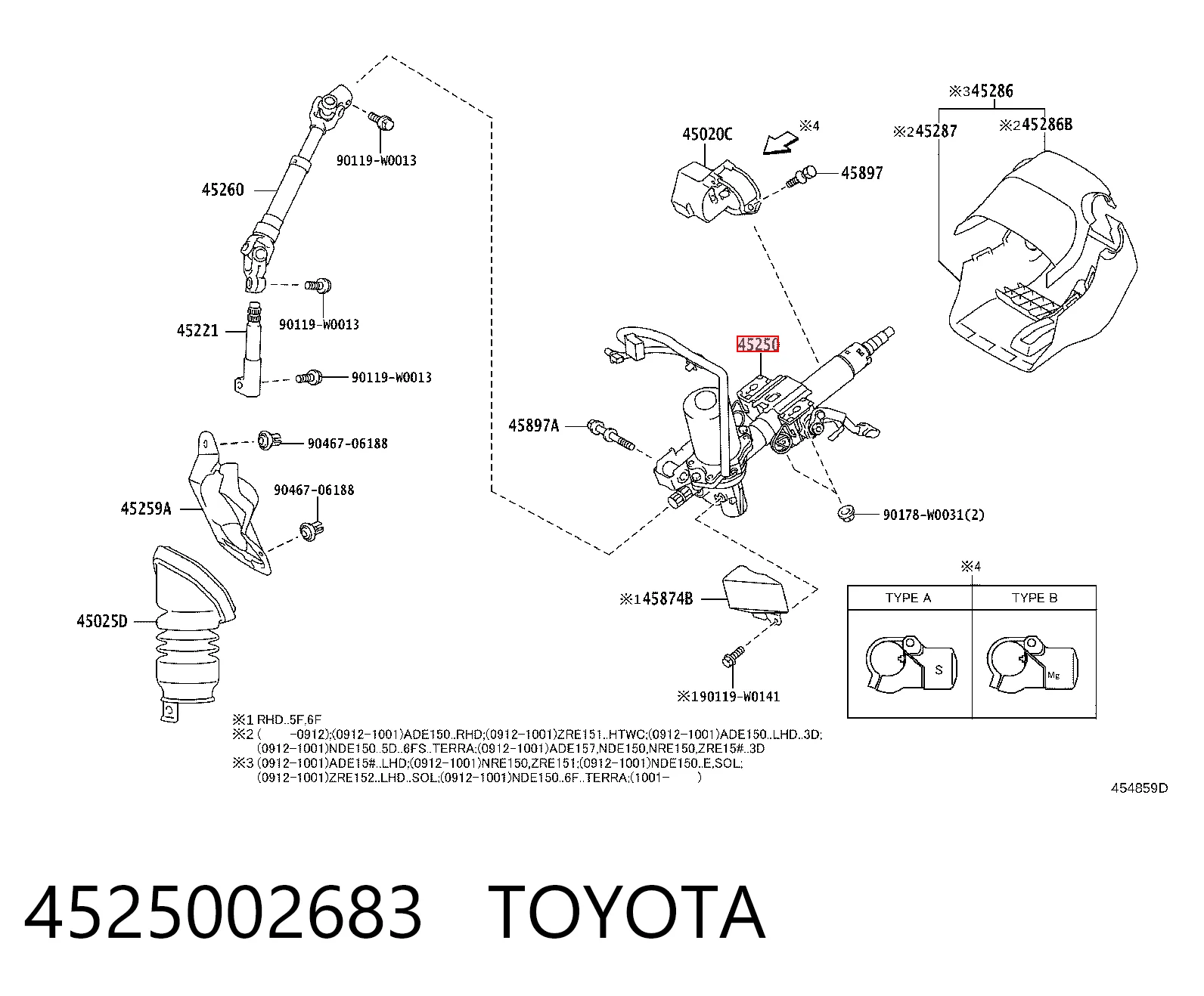 4525002683 Toyota