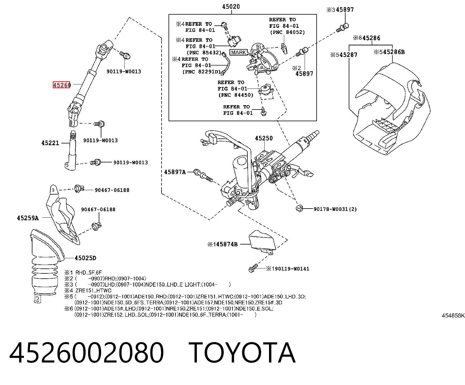 4526002080 Toyota