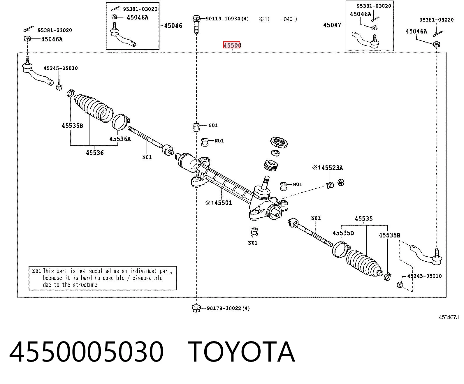 4550005030 Toyota