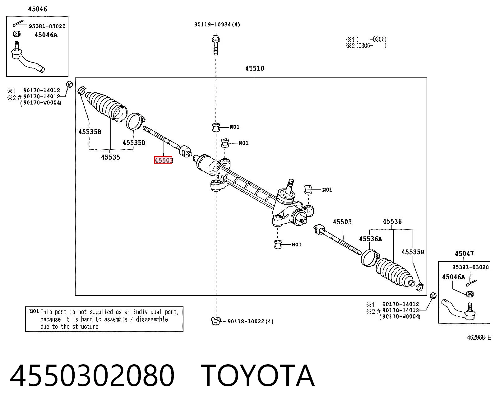 4550302080 Toyota