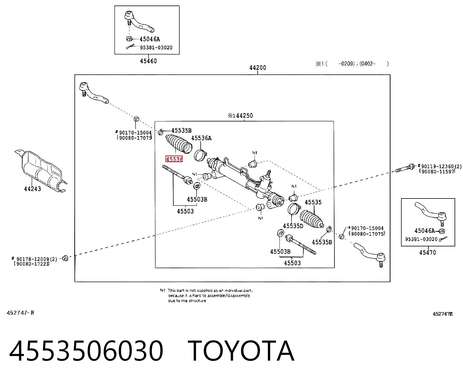 4553506030 Toyota