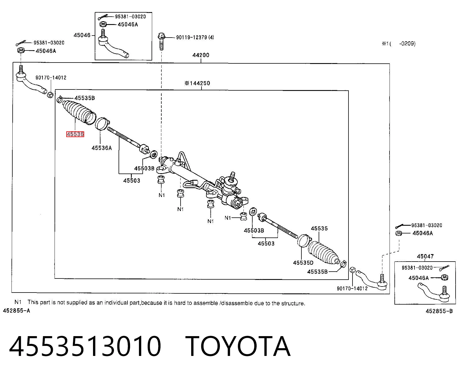 4553513010 Toyota
