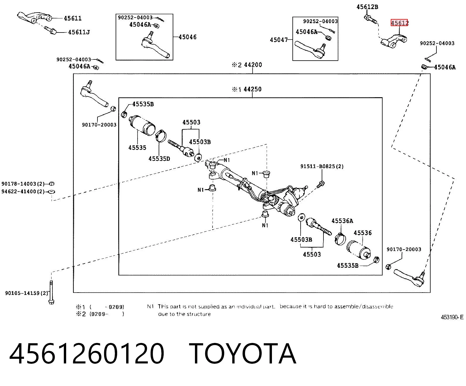 4561260120 Toyota