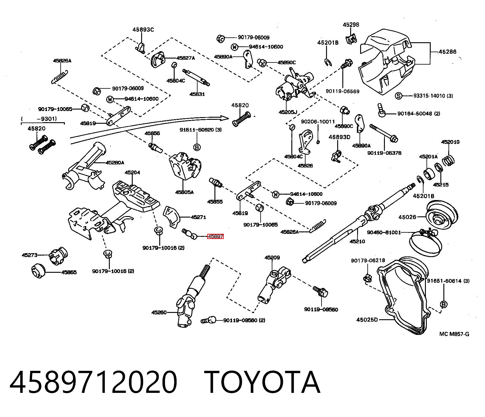 4589712020 Toyota