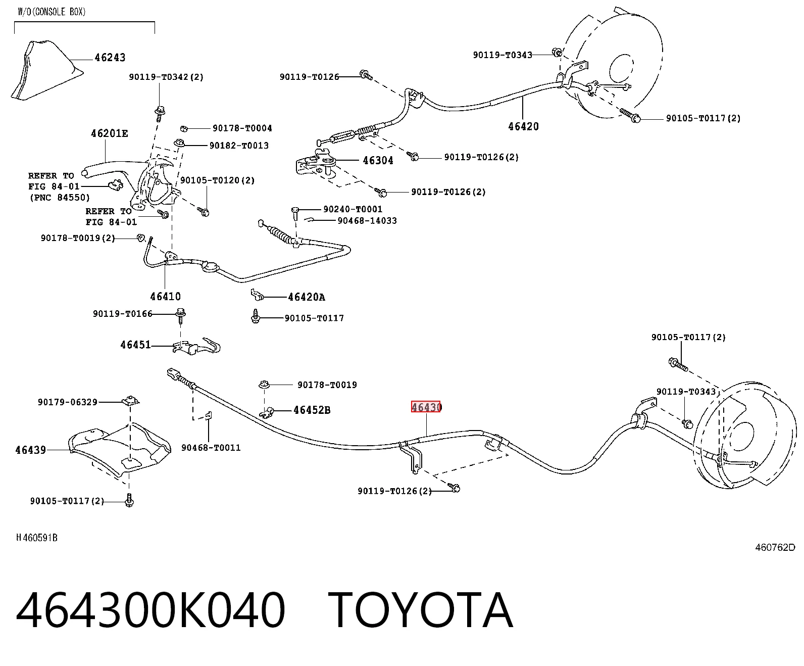 464300K040 Toyota