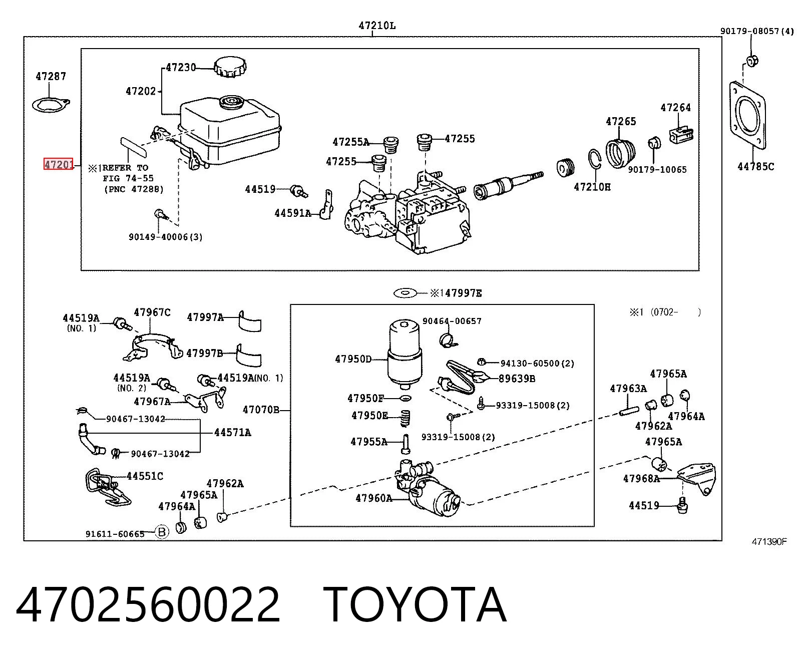 Kupić Główny cylinder hamulców Toyota Land Cruiser  J10 w dobrej cenie