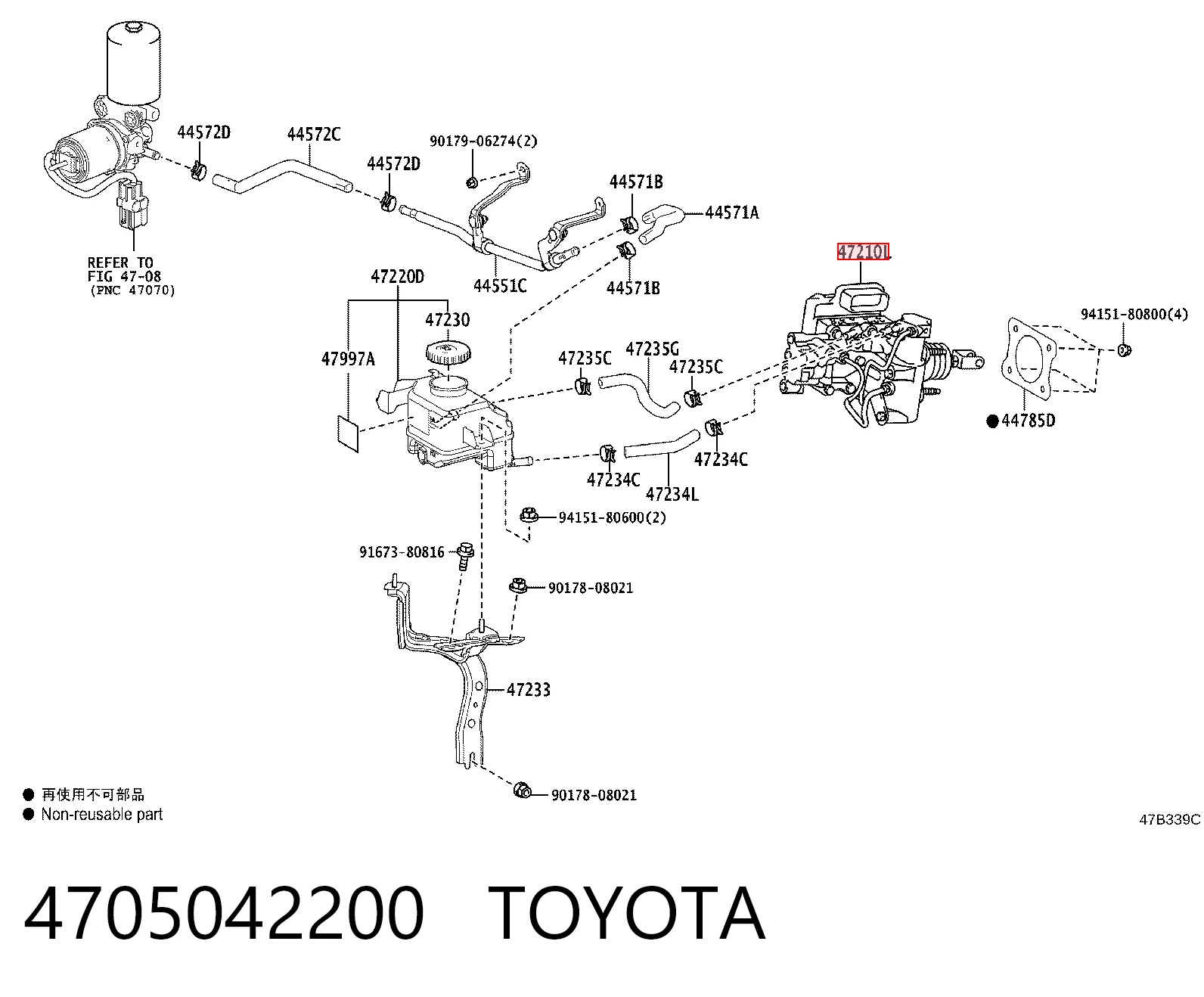 Kupić Główny cylinder hamulców Toyota RAV4 V A5,H5 w dobrej cenie