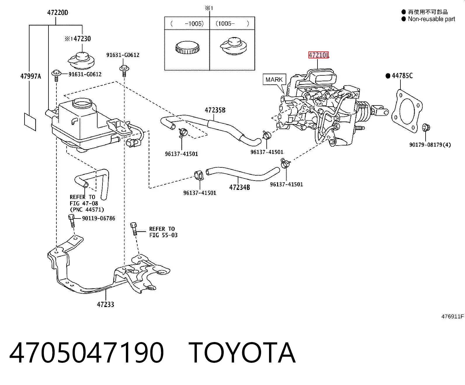 Kupić Główny cylinder hamulców Toyota Prius  ZVW30 w dobrej cenie