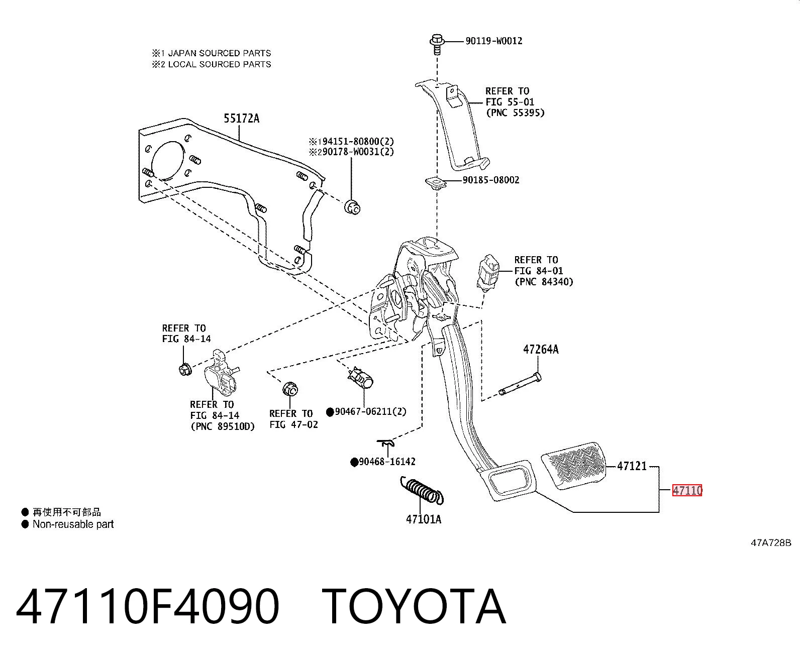 47110F4090 Toyota