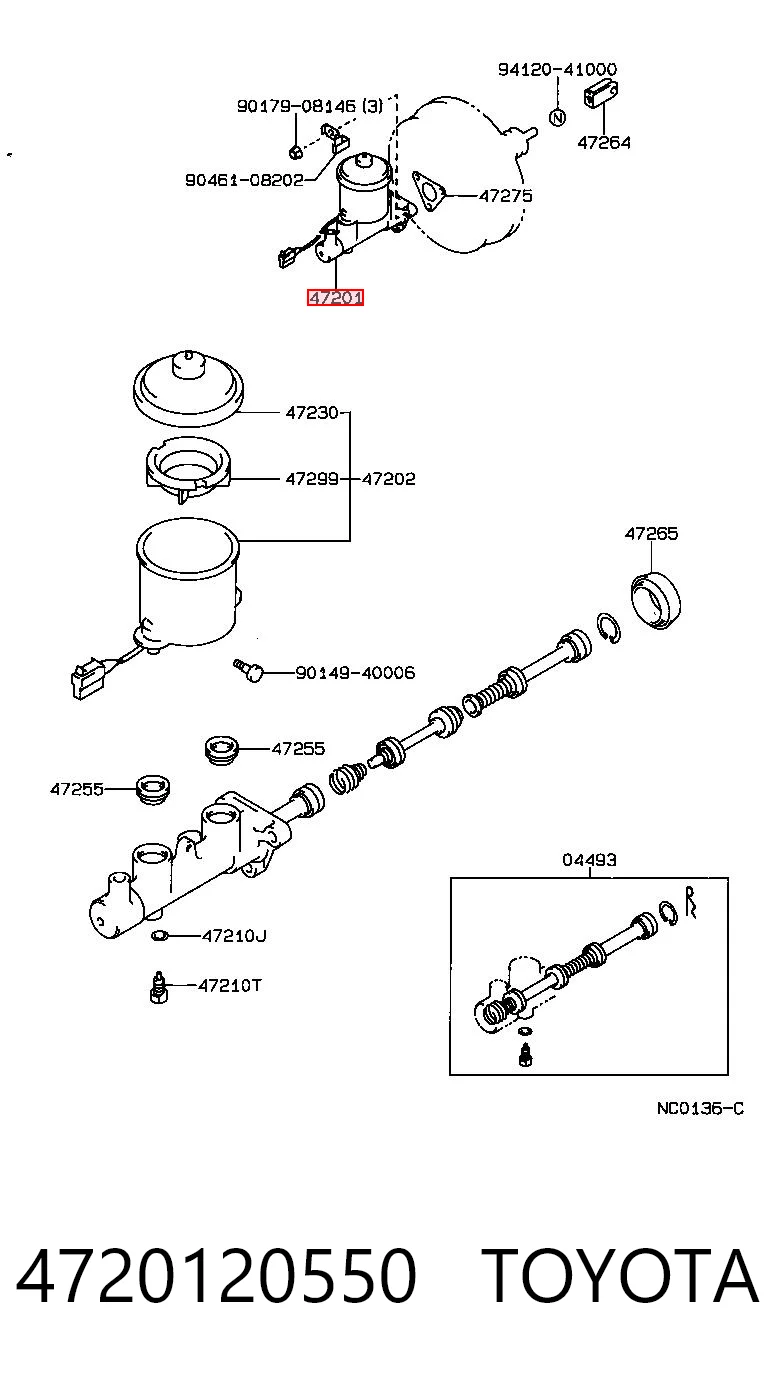 Kupić Główny cylinder hamulców Toyota Carina II T17 w dobrej cenie