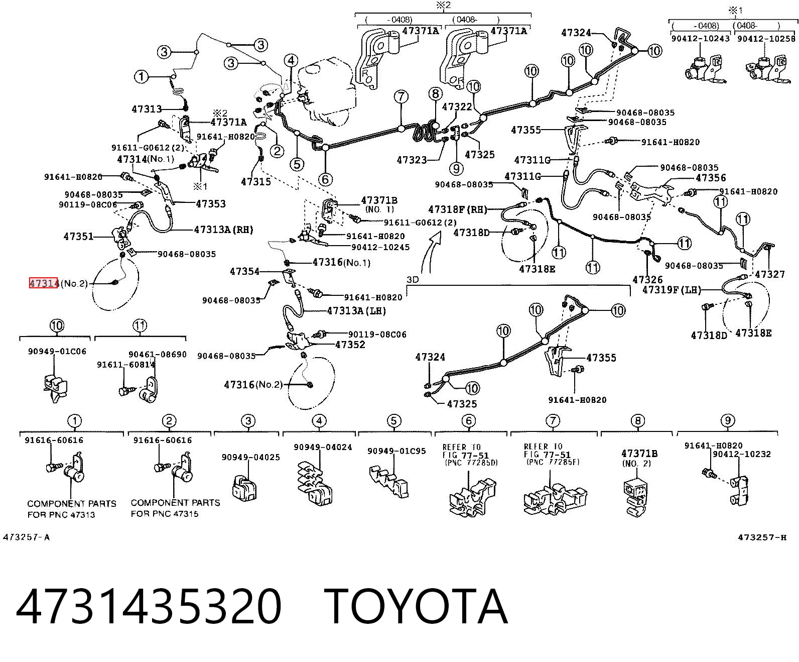 4731435320 Toyota