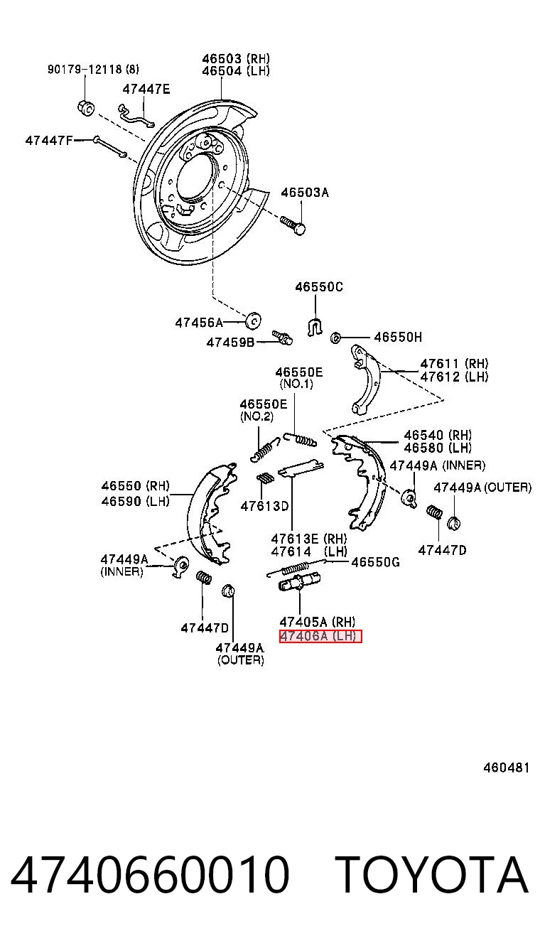 4740660010 Toyota