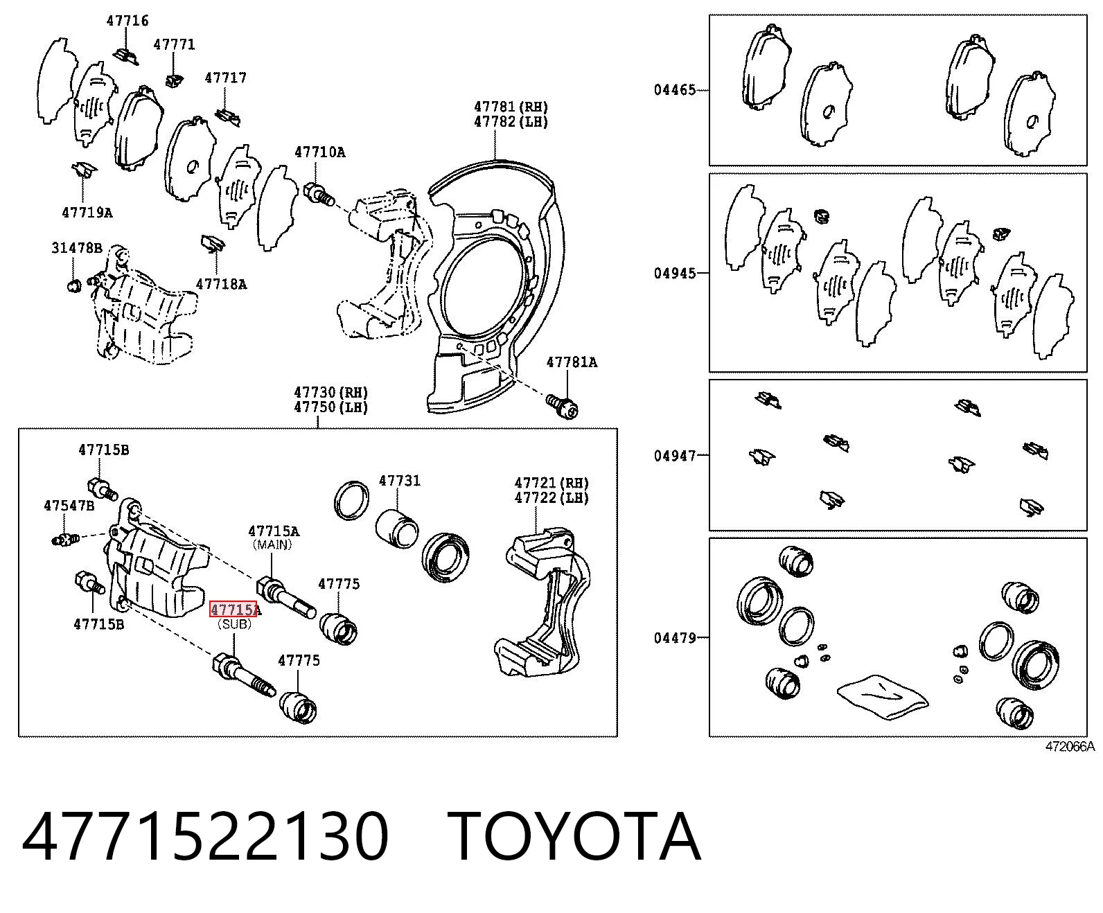 4771522130 Toyota