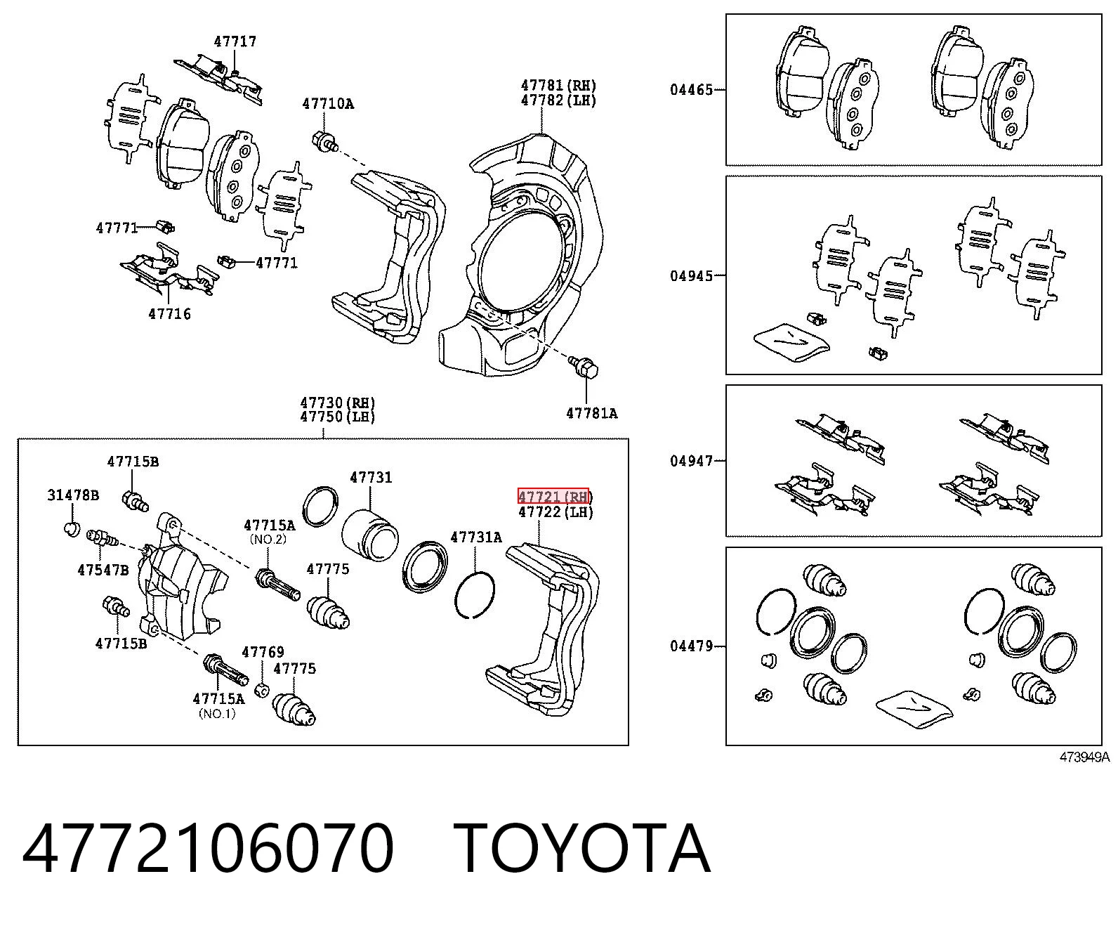 4772106070 Toyota