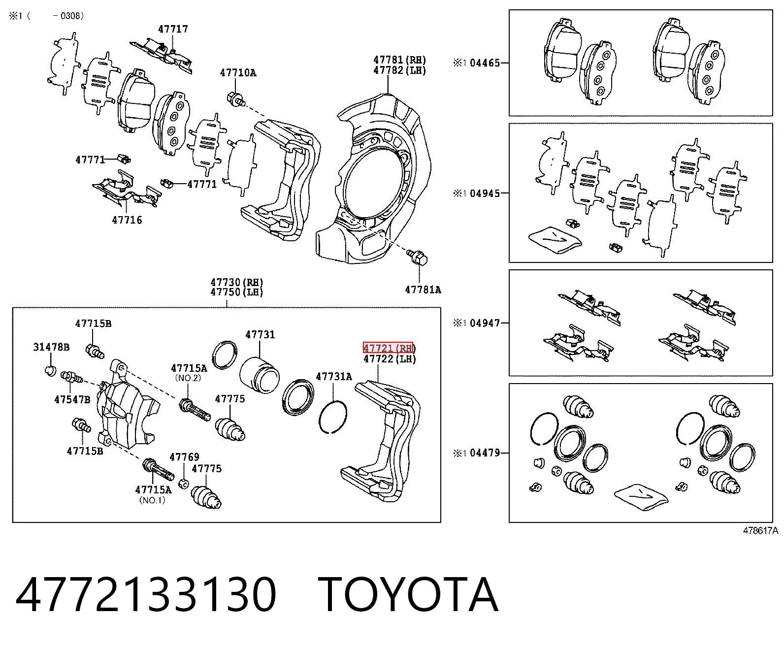 4772133130 Toyota