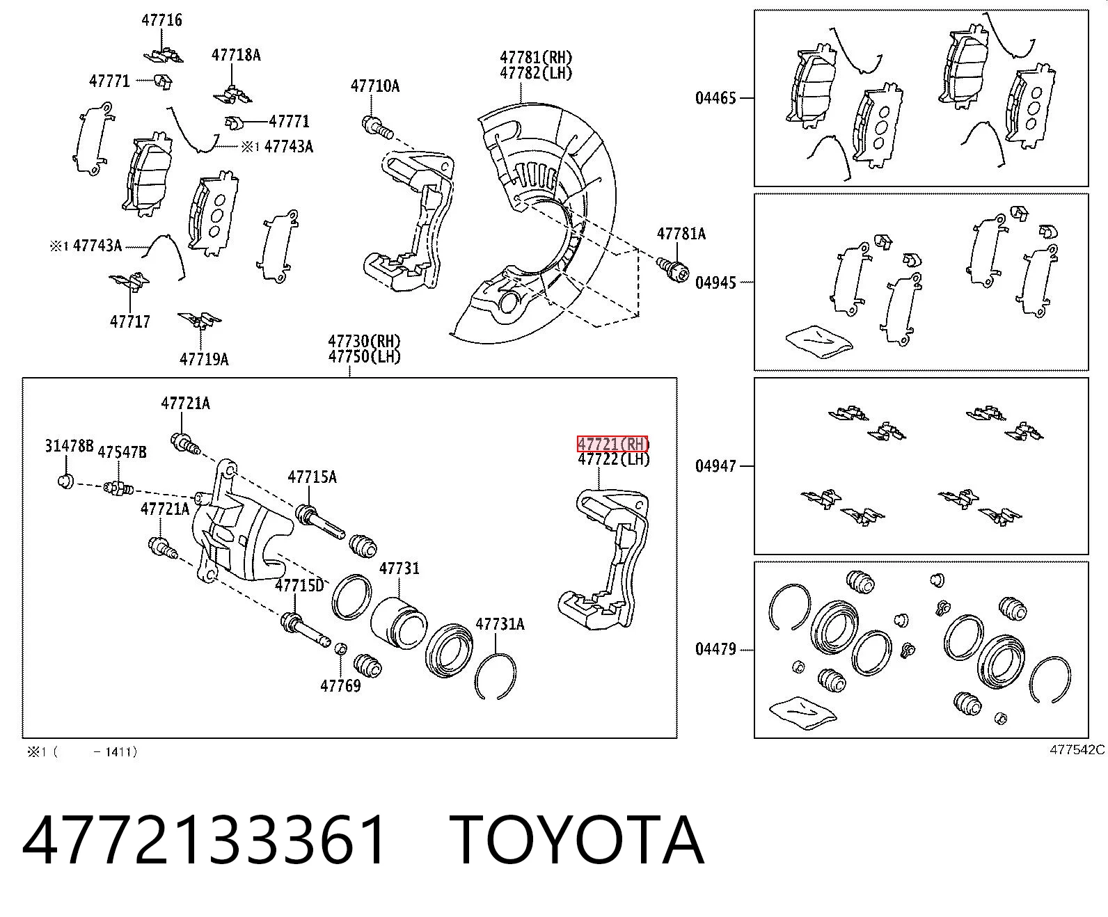 4772133361 Toyota