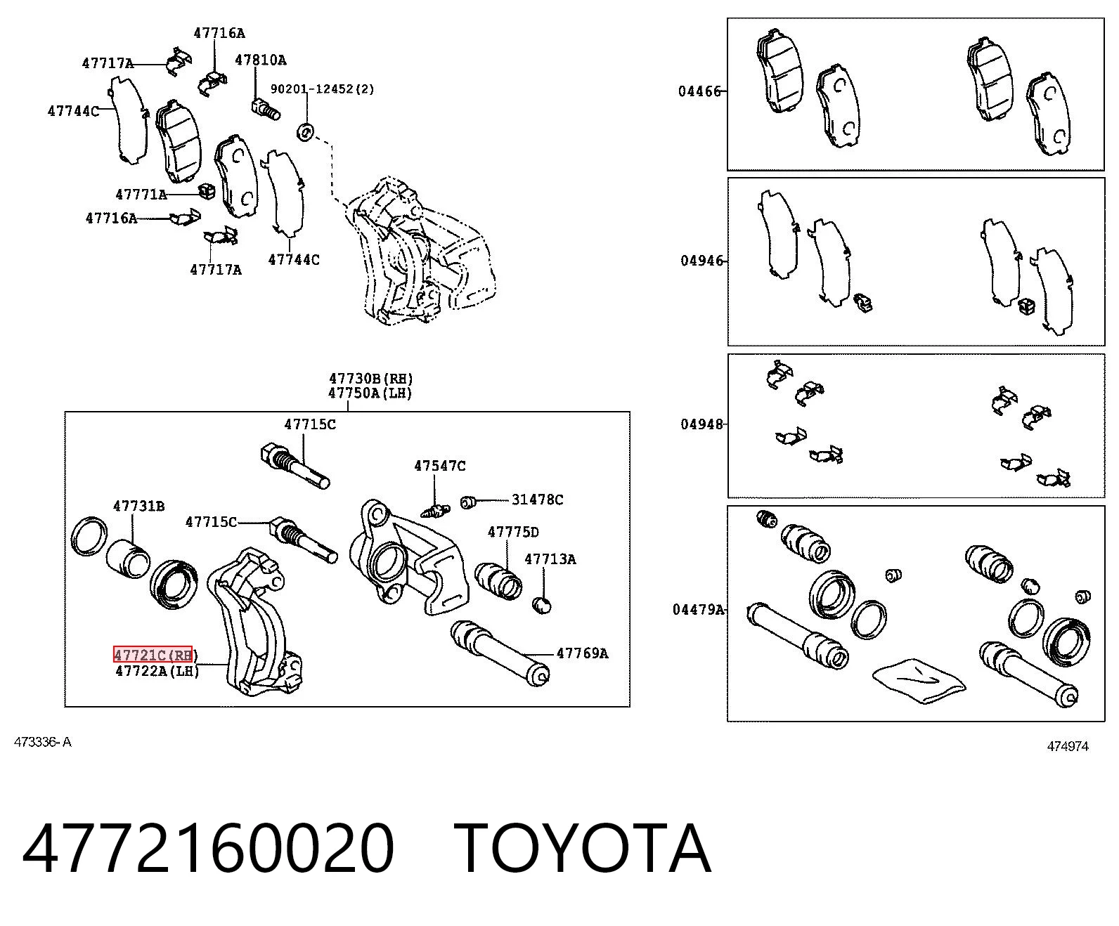 4772160020 Toyota