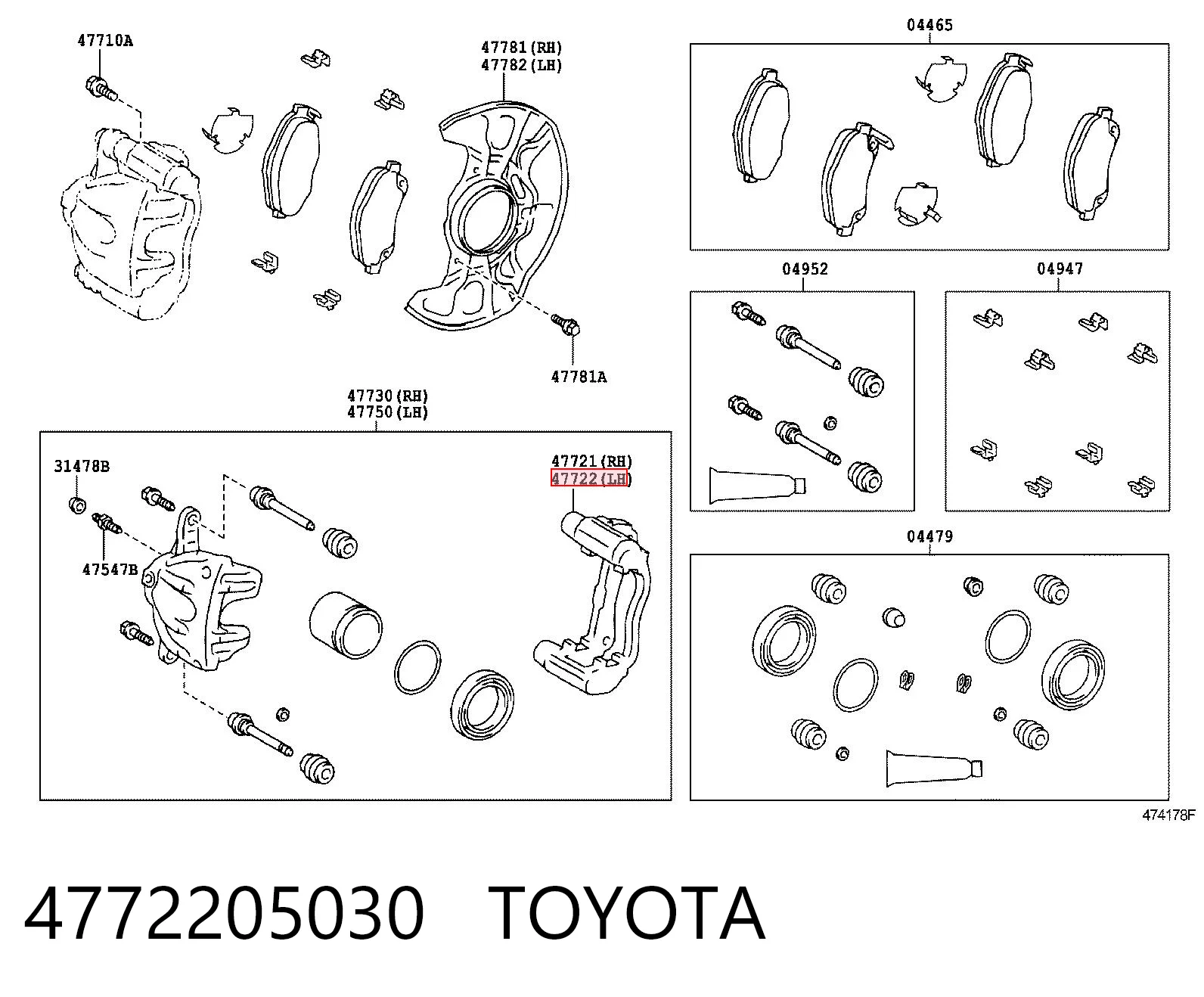 4772205030 Toyota