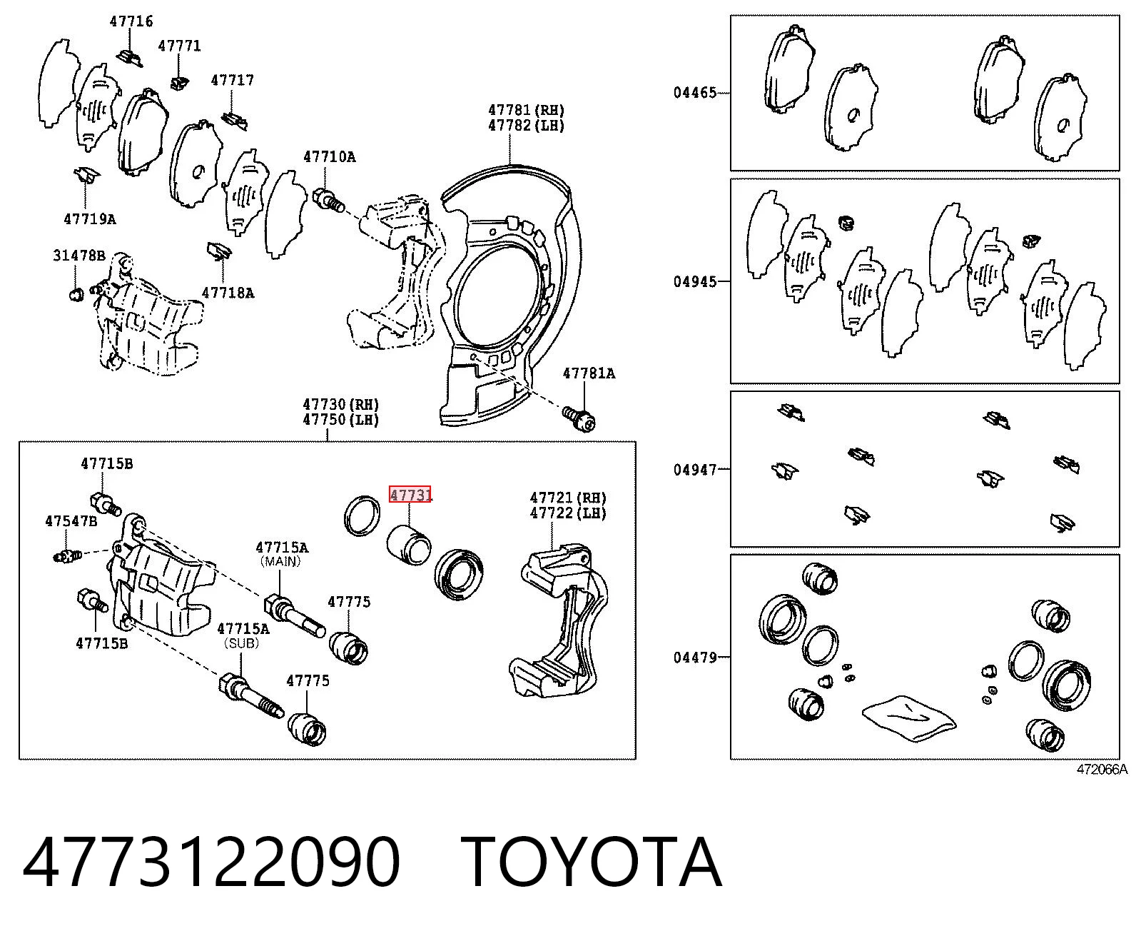 4773122090 Toyota